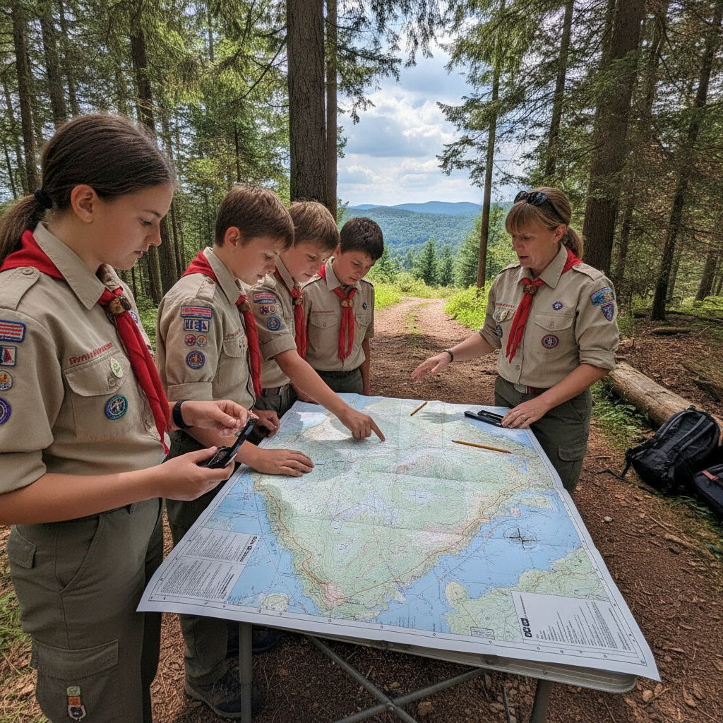 Navigating with a Map and Compass: A Beginner’s Guide
